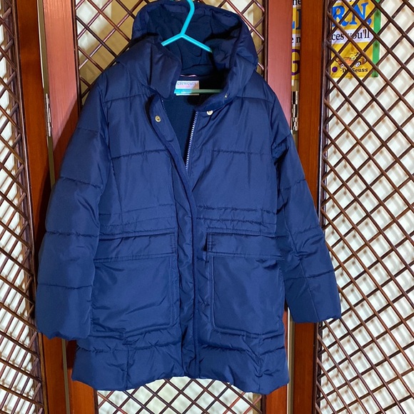 Crewcuts Girls hooded Parka size 6/7- EUC - Picture 1 of 5